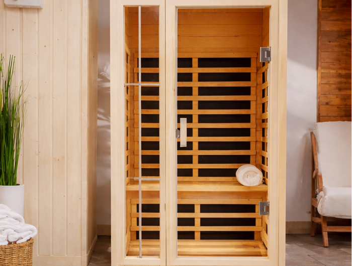 Wooden infrared sauna